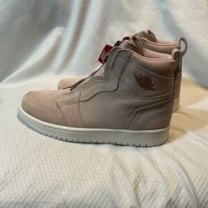 Jordan Men's Light Brown High-Top Sneakers .unisex.